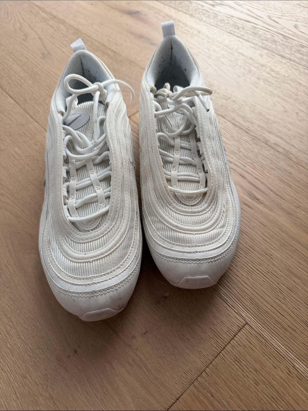 Nike White Kids Running Sneakers